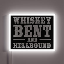 Load image into Gallery viewer, Eye-catching neon sign featuring whiskey-themed, vibrant RGB LED design.
