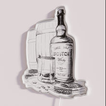 Load image into Gallery viewer, Vibrant whiskey distillery neon sign adds modern industrial ambiance instantly