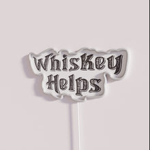 Load image into Gallery viewer, Whiskey Helps&quot; Customizable RGB Color Changing Neon Bar Sign Decorations