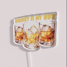 Load image into Gallery viewer, Whiskey-themed neon bar decor gift for whiskey enthusiast&#39;s loved ones.