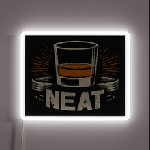 Load image into Gallery viewer, Classic cocktail spirits illuminated in vibrant whiskey-inspired RGB neon lighting.