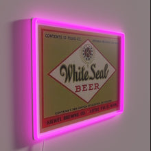 Load image into Gallery viewer, Vibrant LED Beer Sign with Neon Accents and Modern Design