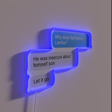 Load image into Gallery viewer, Dad&#39;s Garage: Where Dreams Are Made and Neon Signs Shine