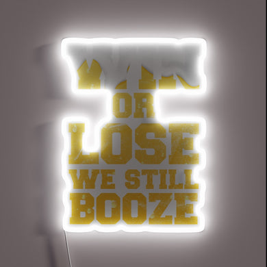 Game day spirit never goes out with this vibrant sign.