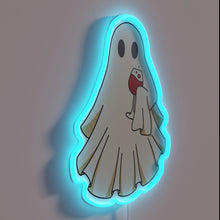 Load image into Gallery viewer, Ethereal Wine Ghosts in Vibrant Neon Light Glow Ambient Sign