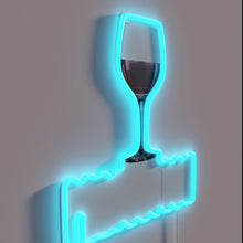 Load image into Gallery viewer, Wine connoisseur&#39;s dream: vibrant, customizable RGB neon wine perfection sign.