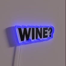 Load image into Gallery viewer, Add a touch of elegance with wine themed neon lighting.