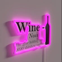 Load image into Gallery viewer, Wine Fuels Resilience in Chaotic Times - 2020 Survival Sign