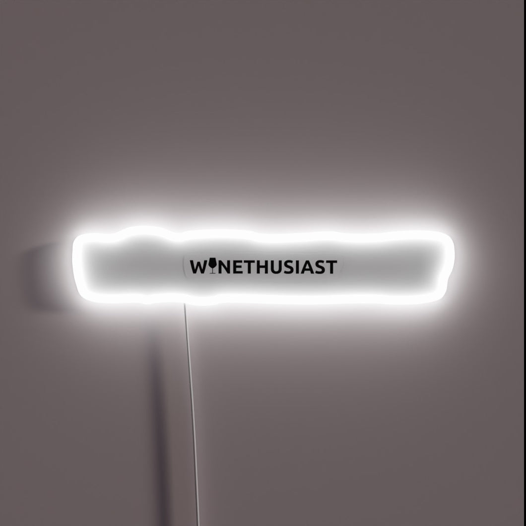 Brighten your home bar with this vibrant wine enthusiast sign
