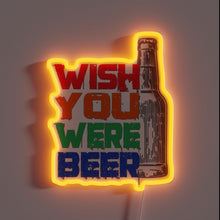 Load image into Gallery viewer, Witty neon sign lamp to humorously express beer longing indoors.