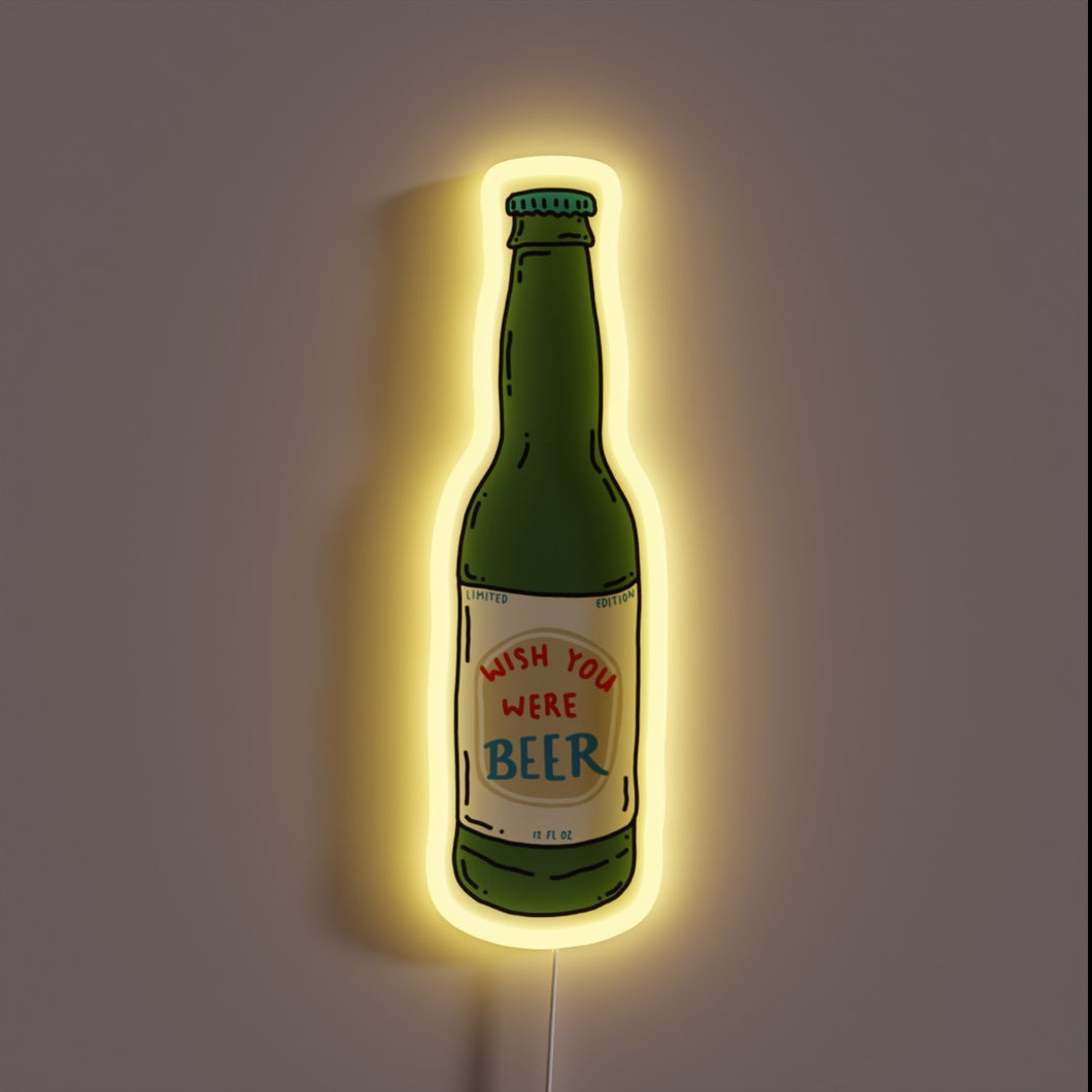 Whimsical Neon Sign Brings Brewery-Themed Fun to Your Wall Space
