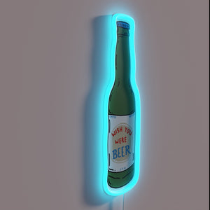 Brewery nostalgia decor with customizable RGB neon light design