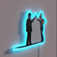 Load image into Gallery viewer, Celebrate Friendship with this Whimsical Neon Sign&#39;s Fun Typography Glow