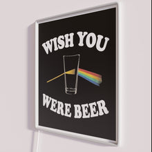 Load image into Gallery viewer, Vibrant Neon &#39;Wish You Were Here&#39; Sign with Pink Floyd Music Theme