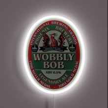 Load image into Gallery viewer, Retro-inspired beer pump clip decoration with vibrant RGB neon accents.