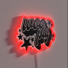 Load image into Gallery viewer, Neon &#39;Woo Pig&#39; Razorback Spirit University of Arkansas College Team Sign.