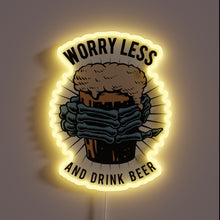 Load image into Gallery viewer, Relax with friends, savoring good times under neon lights ambiance.