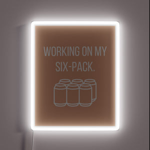 Home Gym Decor, Personalized Fitness Motivation with RGB Lighting Effect