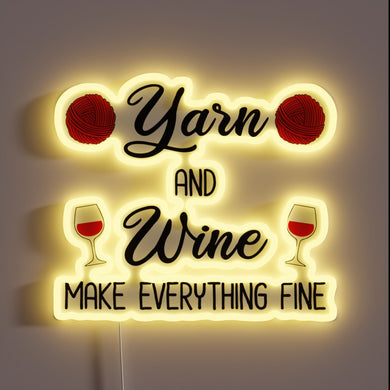 Cozy Nights In with Hand-Dyed Yarns and Fine Wines Nearby.