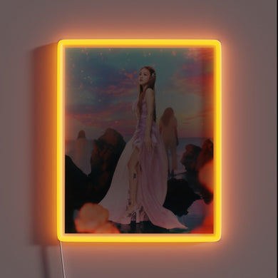 Vibrant Cosmic Red Velvet Glow Neon Sign with RGB Lighting