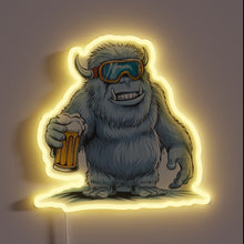 Load image into Gallery viewer, Neon Sign Featuring RGB Colors Perfect for Apres Ski Gatherings