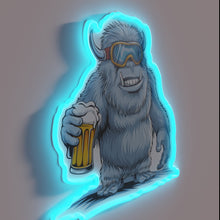 Load image into Gallery viewer, Vibrant Yeti Apres Ski LED Neon Sign for Mountain Bars