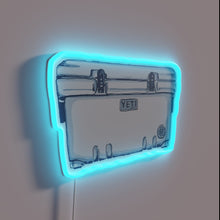 Load image into Gallery viewer, Yeti Cooler Brand Logo Illuminated RGB Neon Sign Display Wall Decoration