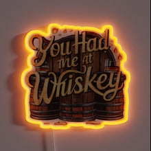 Load image into Gallery viewer, Home Bar Decor with Whiskey-Themed RGB Neon Light Sign