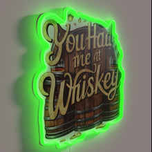 Load image into Gallery viewer, Whiskey lovers&#39; dream decor featuring customizable RGB neon sign lighting.