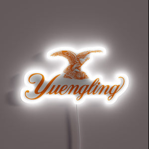 Brighten up your space with vibrant Yuengling Orange Neon Glow