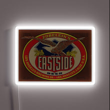 Load image into Gallery viewer, RGB Glowing Neon Sign for Zobelein&#39;s Eastside Beer Establishment Only
