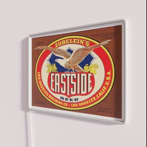 Vibrant RGB Neon Sign Perfectly Captures Retro Urban Eastside Atmosphere