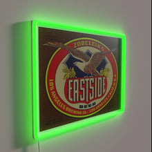 Load image into Gallery viewer, Vibrant RGB Eastside Beer Sign by Zobelein - Neon Nostalgia