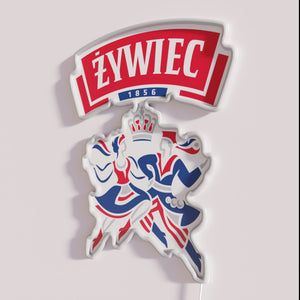 Glowing Neon Sign for Zywiec Beer Enthusiasts and Polish Culture Fans
