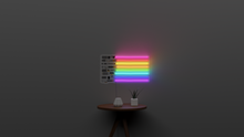 Load image into Gallery viewer, LGBT neon sign star wars flag