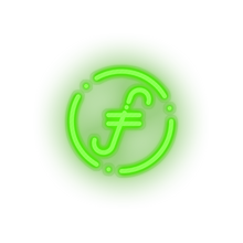 Load image into Gallery viewer, green 226_fair_coin_coin_crypto_crypto_currency led neon factory