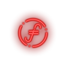 Load image into Gallery viewer, red 226_fair_coin_coin_crypto_crypto_currency led neon factory