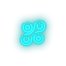 Load image into Gallery viewer, ice_blue 228_radium_crypto_currency_cryptocurrency led neon factory
