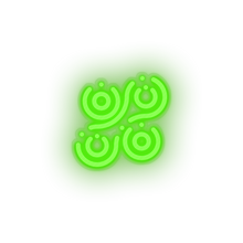 Load image into Gallery viewer, green 228_radium_crypto_currency_cryptocurrency led neon factory