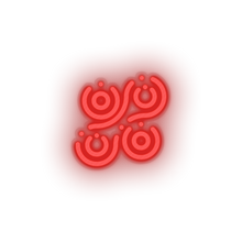 Load image into Gallery viewer, red 228_radium_crypto_currency_cryptocurrency led neon factory