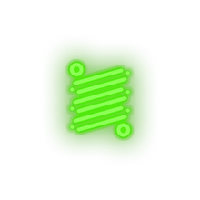 Load image into Gallery viewer, green 229_rise_coin_crypto_currency_cryptocurrency led neon factory