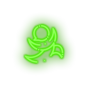 green 232_golos_coin_crypto_crypto_currency led neon factory