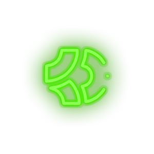 green 236_game_credits_coin_crypto_crypto_currency led neon factory