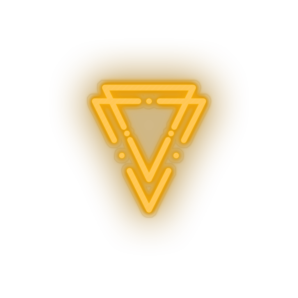 Verge Coin Neon Sign - Crypto Currency Led Neon Decor – Neon Factory
