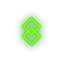 Load image into Gallery viewer, green 239_shift_coin_crypto_crypto_currency led neon factory