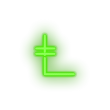 Load image into Gallery viewer, green 240_leo_coin_coin_crypto_crypto_currency led neon factory