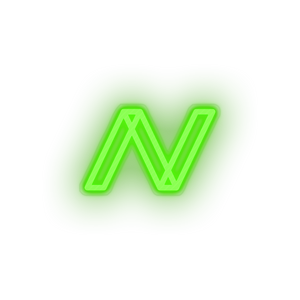 green 241_nav_coin_crypto_crypto_currency led neon factory