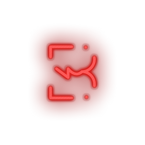 red 246_burst_coin_crypto_crypto_currency led neon factory