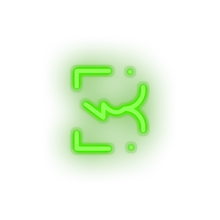 Load image into Gallery viewer, green 246_burst_coin_crypto_crypto_currency led neon factory