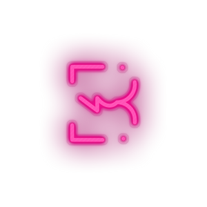 pink 246_burst_coin_crypto_crypto_currency led neon factory